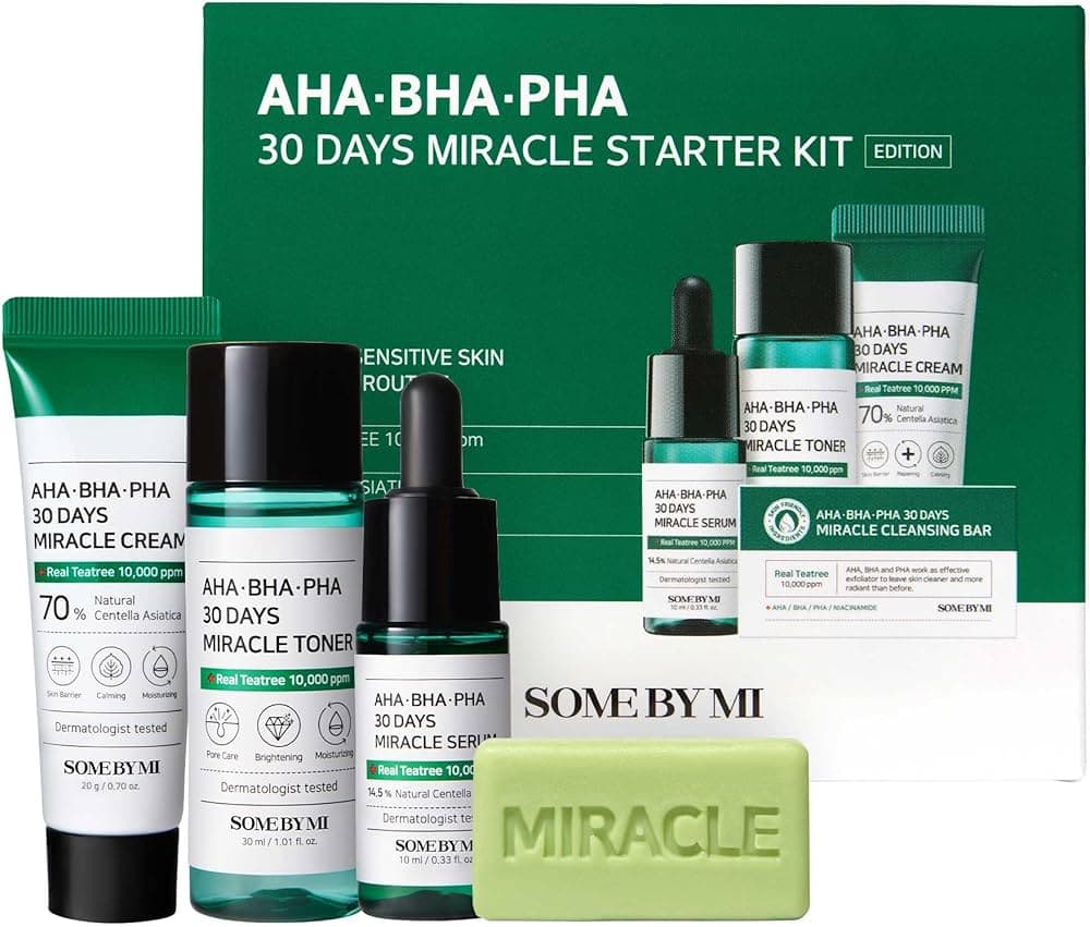 SOME BY MI-AHA BHA PHA 30 Days Starter Kit| Kit de soin exfoliant doux
